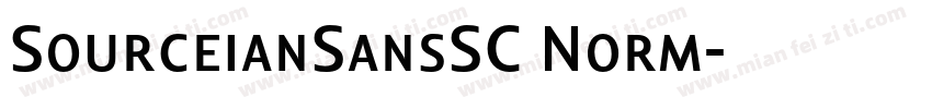 SourceianSansSC Norm字体转换
